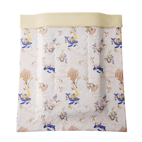 山茶花嬰兒涼被